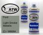Preview: Ford, Light Smoke Metallic, ZJ / M6684: 400ml Sprühdose + 400ml Klarlack - Set, von ATW Autoteile West.